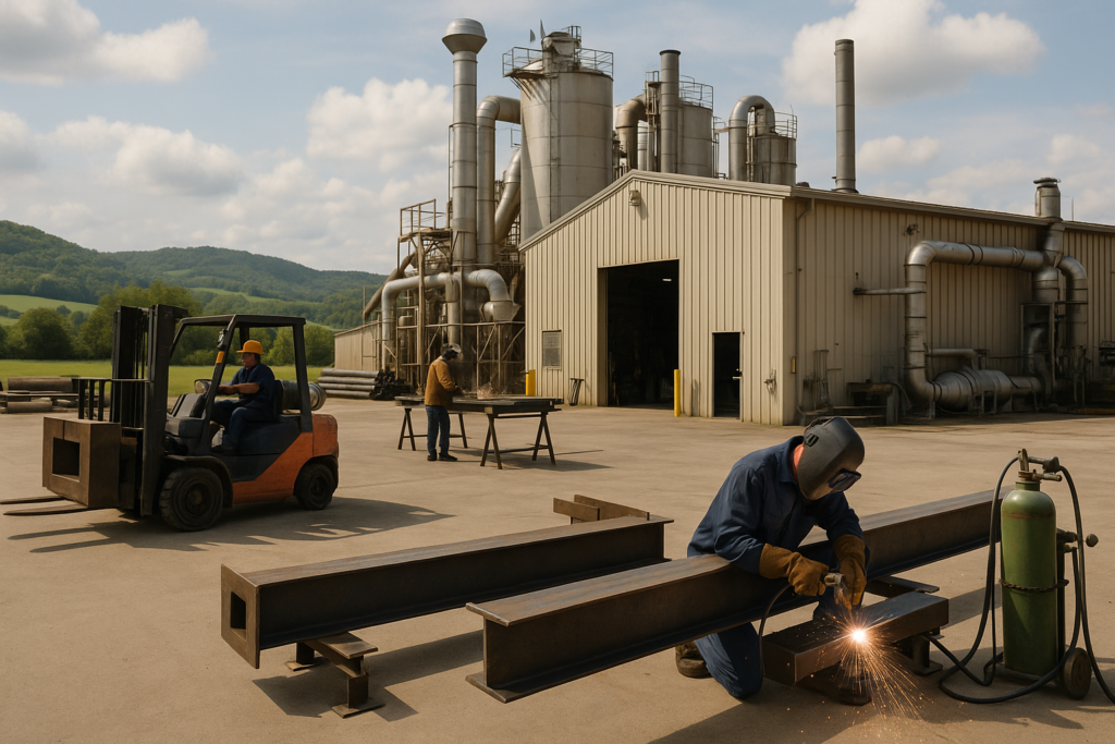Industrial staffing in Marion and Sequatchie counties with skilled trades workers on site